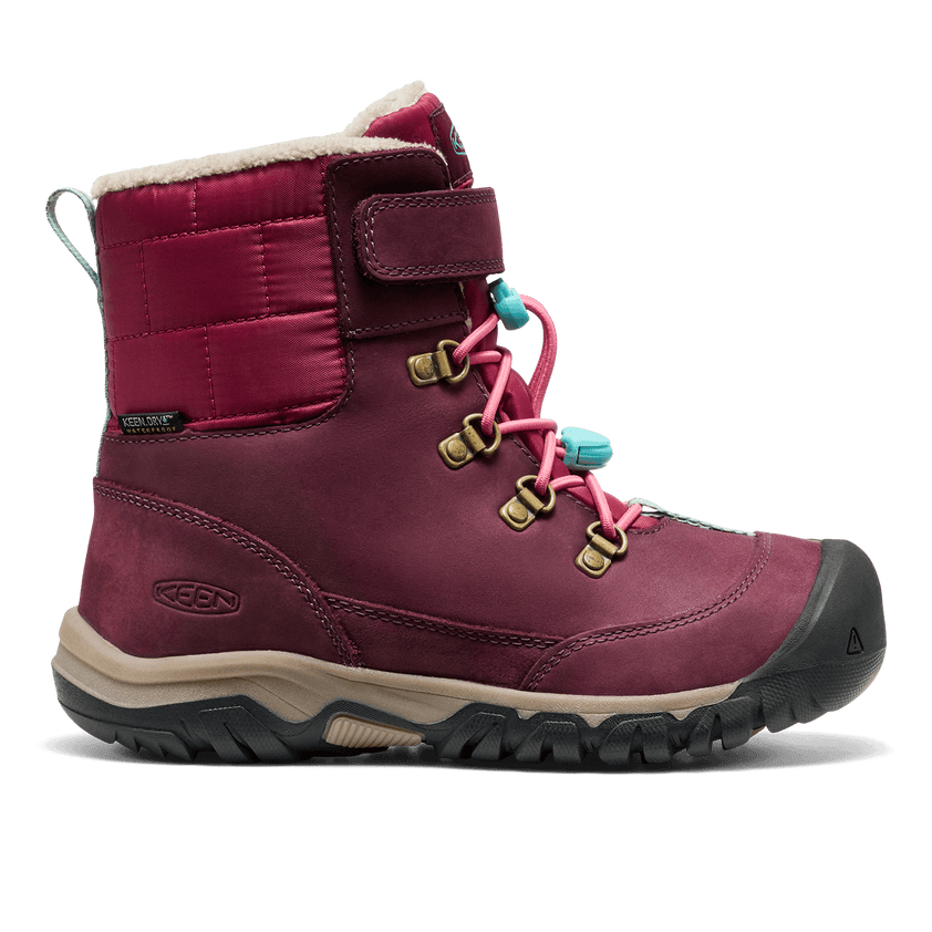 Kanibou Older Kids Winterboots Fig/Pink Lemonade