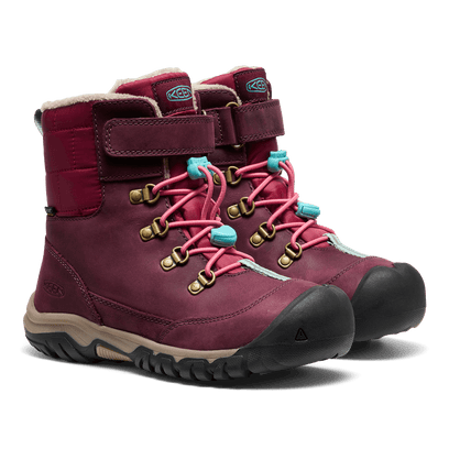 Kanibou Older Kids Winterboots Fig/Pink Lemonade