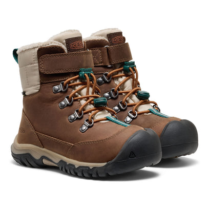 Kanibou Younger Kids Winterboots Dark Earth/Roasted Pecan