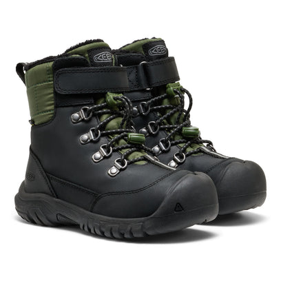Kanibou Younger Kids Winterboots Black/Bronze Green