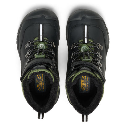 Kanibou Younger Kids Winterboots Black/Bronze Green