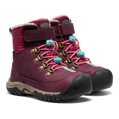 Kanibou Younger Kids Winterboots Fig/Pink Lemonade