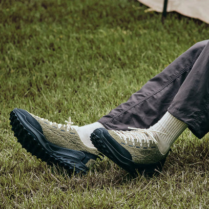 Jasper Zionic Herren Wildleder-Sneaker Dark Olive/Birch