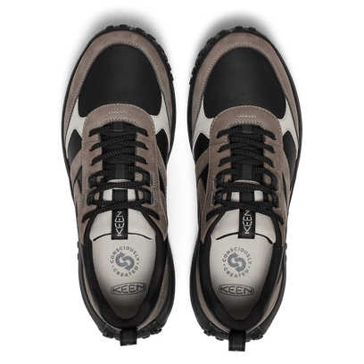 KS86 Damen Ledersneaker Black/Steel Grey