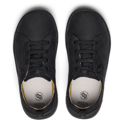 KNX Older Kids Leder-Sneakers Triple Black