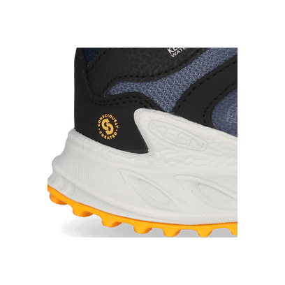 Zionic Mid Older Kids Wanderschuhe Naval Academy/Bright Marigold