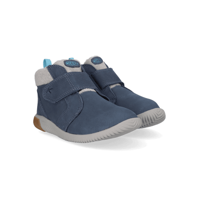 KNX Middie Older Kids Leder-Boots Vintage Indigo/Alloy