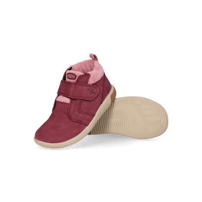 KNX Middie Older Kids Leder-Boots Fig/Lilas