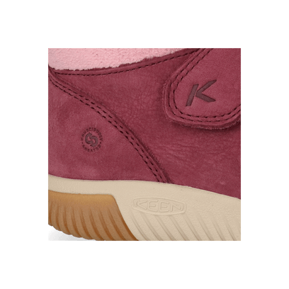 KNX Middie Older Kids Leder-Boots Fig/Lilas