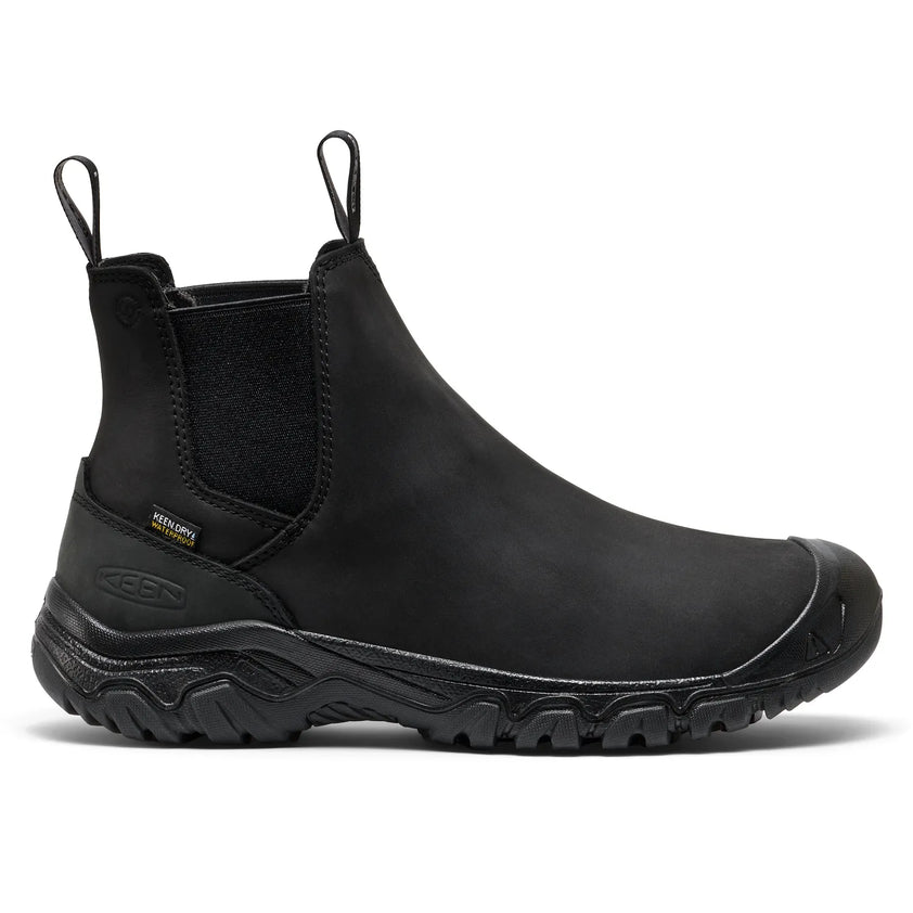 Anchorage IV Herren Leder-Chelsea-Boots Black/Black