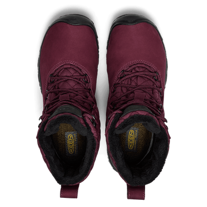 Greta II Damen Leder-Boots Fig/Black