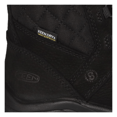 Greta II Damen Leder-Boots Black