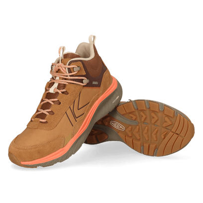 Leiki Mid Leather Damen Wanderschuhe Chipmunk/Bison