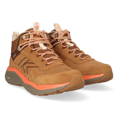 Leiki Mid Leather Damen Wanderschuhe Chipmunk/Bison