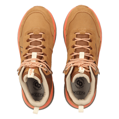 Leiki Mid Leather Damen Wanderschuhe Chipmunk/Bison