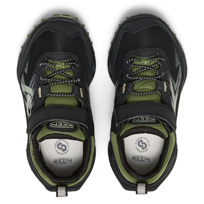 Zionic Younger Kids Wanderschuhe Black/Bronze Green