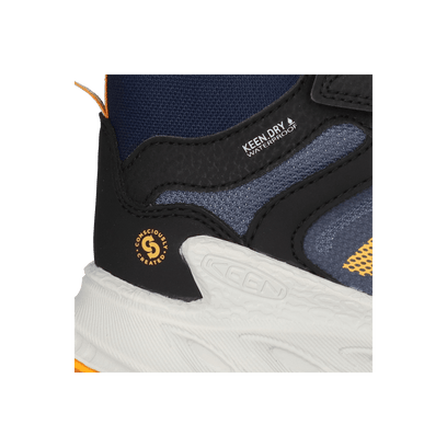 Zionic Mid Younger Kids Wanderschuhe Naval Academy/Bright Marigold