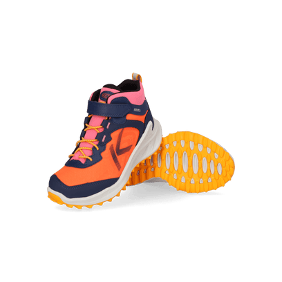 Zionic Mid Younger Kids Wanderschuhe Naval Academy/Nasturtium