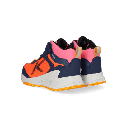 Zionic Mid Younger Kids Wanderschuhe Naval Academy/Nasturtium