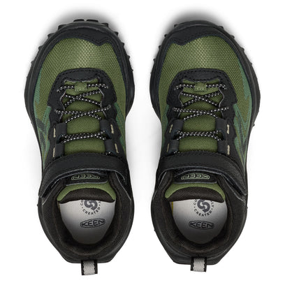 Zionic Mid Younger Kids Wanderschuhe Black/Bronze Green