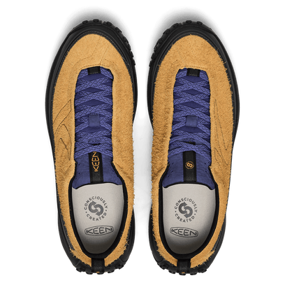 KS Mino Herren Wildleder-Sneaker Oak Buff/Skipper Blue