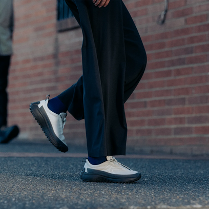 KS Mino Damen Wildleder-Sneaker Silver Birch/Black