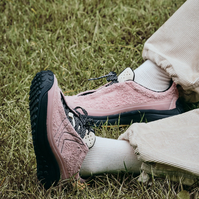 KS Mino Damen Wildleder-Sneaker Lilas/Birch