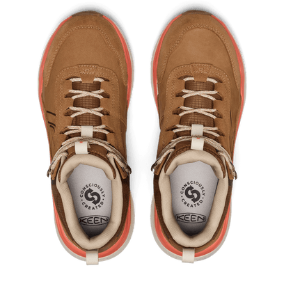 Leiki Mid Leather Damen Wanderschuhe Chipmunk/Birch
