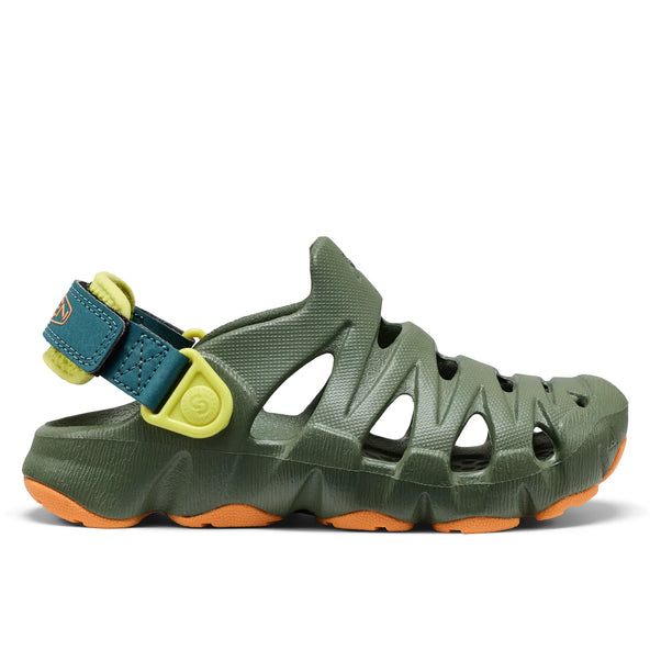 HyperFLT Clog Younger Kids Sandalen Bronze Green/Orange Peel HyperFLT Clog Younger Kids Sandalen Bronze Green/Orange Peel
