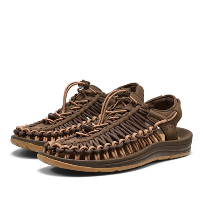 Uneek Damen Sandalen Dark Earth/Chipmunk
