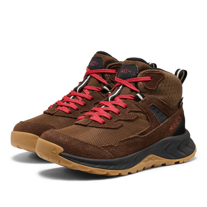 Hightrail Mid Older Kids Wanderschuhe Dark Earth/Garnet