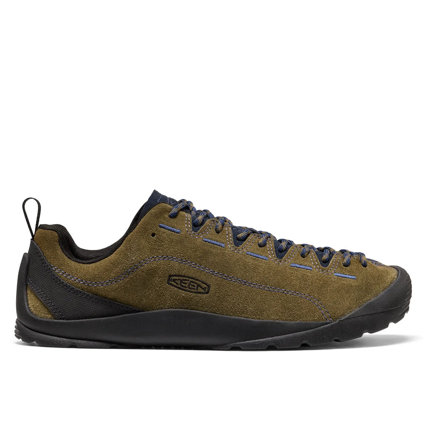 Jasper Herren Wildleder-Sneakers Dark Olive/Naval Academy