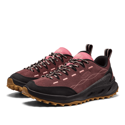 Jasper Zionic Damen Wildleder-Sneaker Huckleberry/Cameo Rose