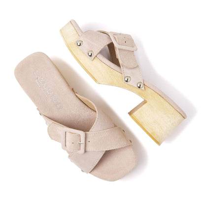 Damen Clogs 31.226 Nude