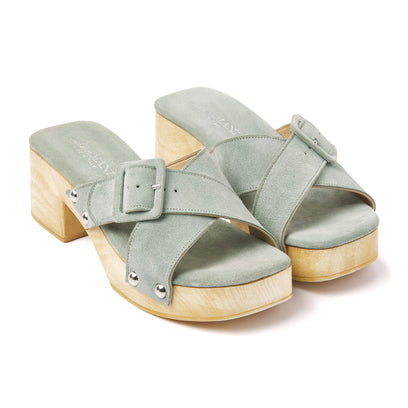 Damen Clogs 31.226 Salvia