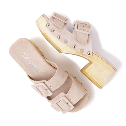 Damen Clogs 31.227 Nude