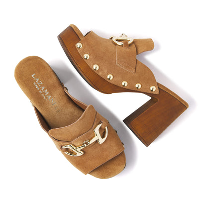 Damen Clogs 31.230 Cuoio