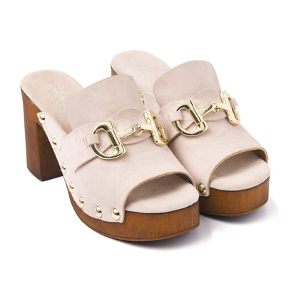 Damen Clogs 31.230 Nude