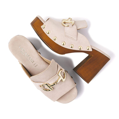 Damen Clogs 31.230 Nude