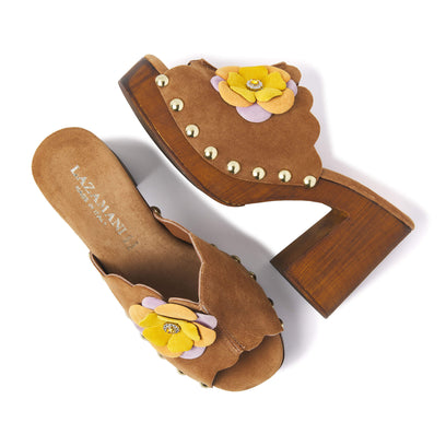 Damen Clogs 31.231 Cuoio Multi