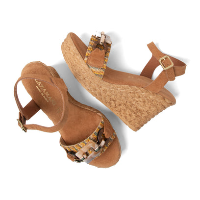 Arella Damen Sandalen Cuoio