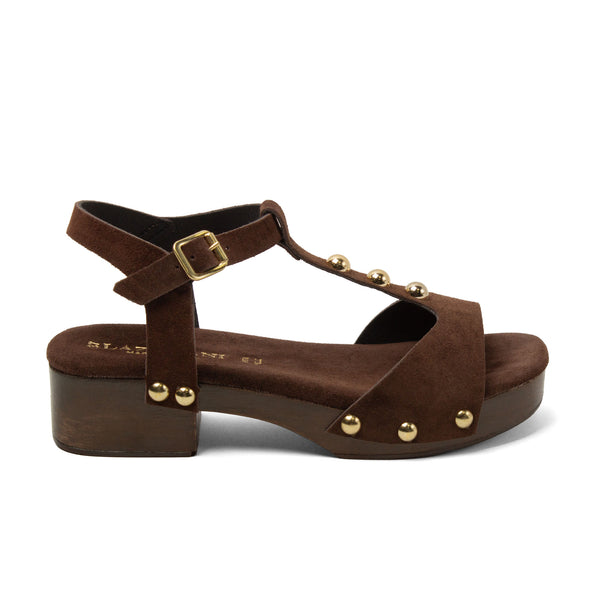 Ola Damen Wildleder-Clogs Brown Ola Damen Wildleder-Clogs Brown