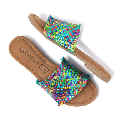 Damen Pantoletten 33.486 Multi