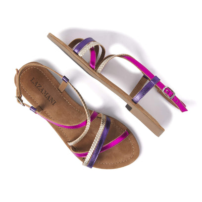 Damen Sandalen 33.524 Fuxia Multi