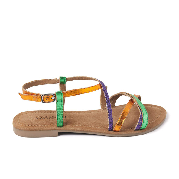 Damen Sandalen 33.524 Orange Multi Damen Sandalen 33.524 Orange Multi