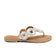 Juliet Damen Leder-Pantoletten Silver