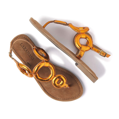 Damen Sandalen 33.543 Orange
