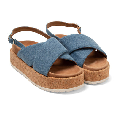 Iria Damen Sandalen Denim
