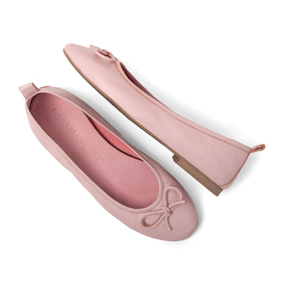 Josefina Damen Leder-Ballerinas Rose