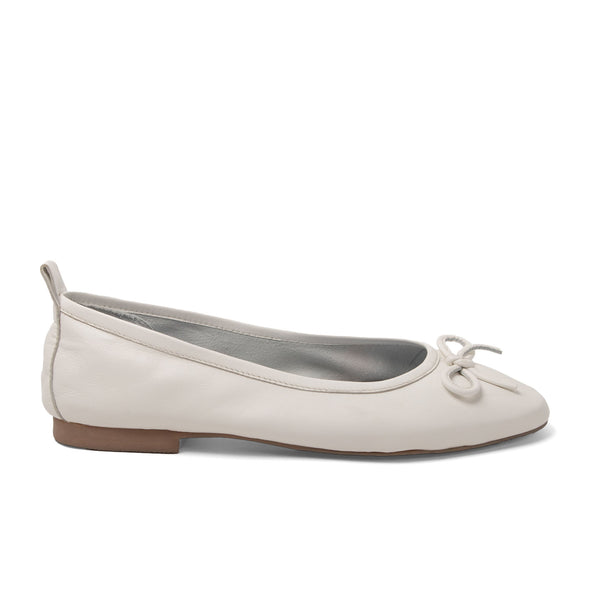 Josefina Damen Leder-Ballerinas White Josefina Damen Leder-Ballerinas White